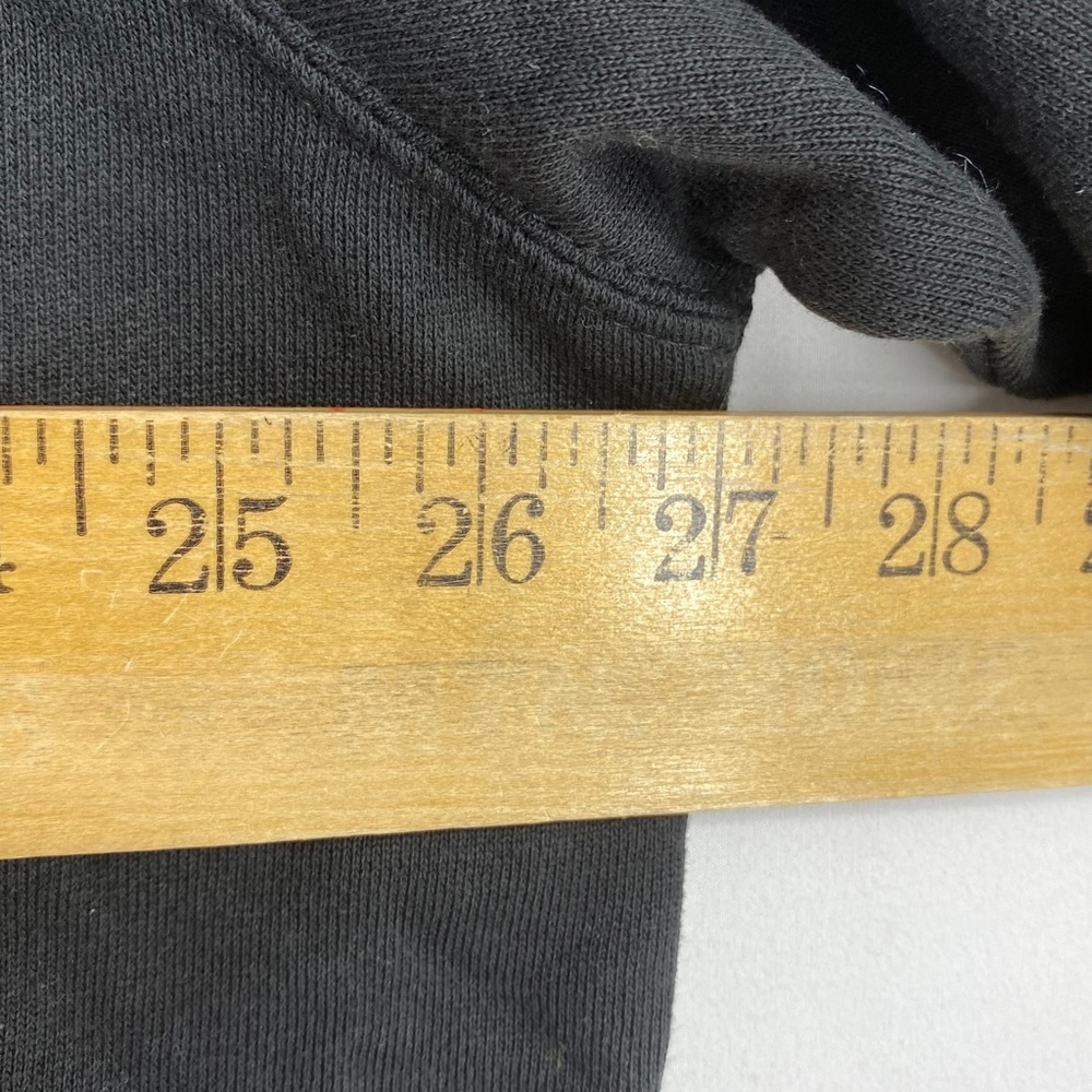 Levi's Womens Sz 2X Trendy Logo Pullover Sweatshirt Black Long Sleeves Cropped - Picture 7 of 9